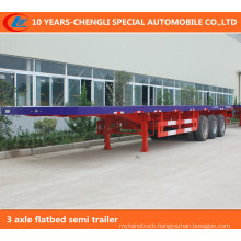 3 Axle Flatbed Semi Trailer